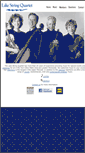 Mobile Screenshot of lakestringquartet.com